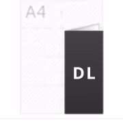 DL-formaat drukwerk van Print aan Zee