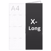 X-Long formaat drukwerk met strak ontwerp