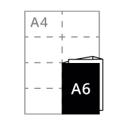 A6 formaat voor korte communicatie