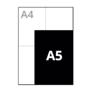 Geniete boekjes drukken in A5 formaat