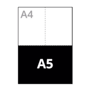 A5 liggend formaat