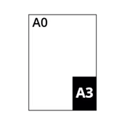 A3 formaat voor informatie en promotie binnen