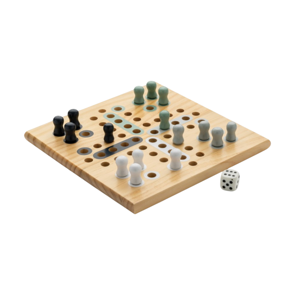 Claire houten ludo spel