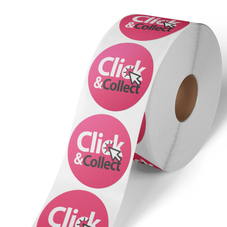 Stickers op rol zonder dispenser