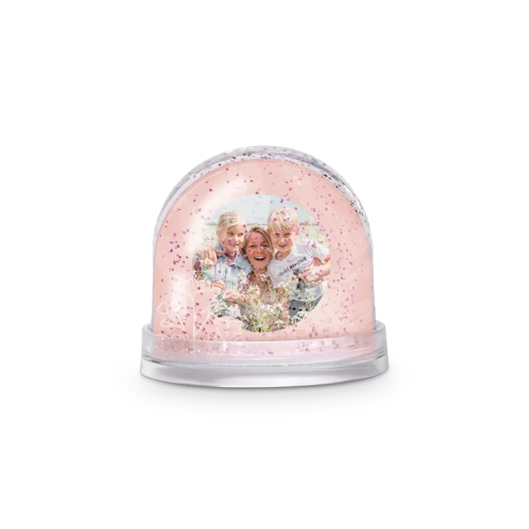 Gepersonaliseerde Glitter Sneeuwbol