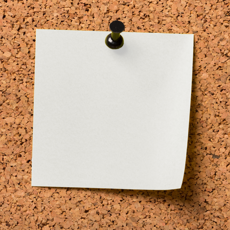 Sticky notes met softcover