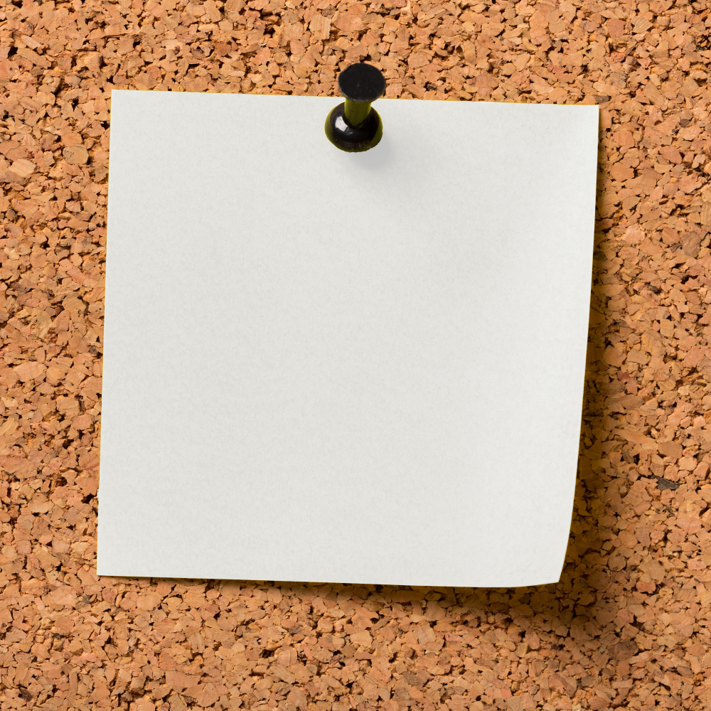 Sticky notes met softcover