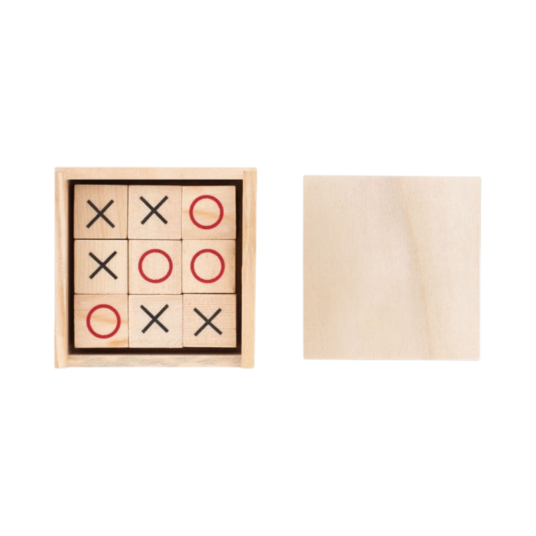Houten tic tac toe