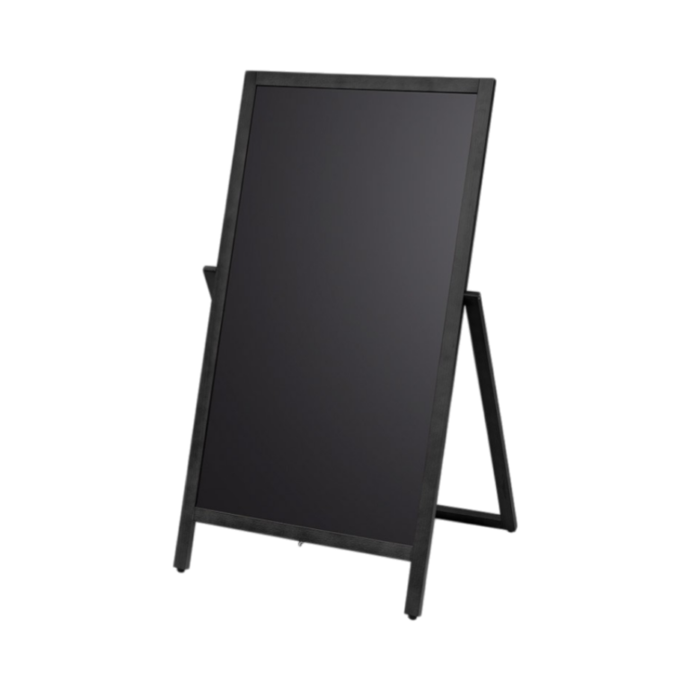 Houten krijt A-bord flip