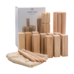 Houten Kubb-set