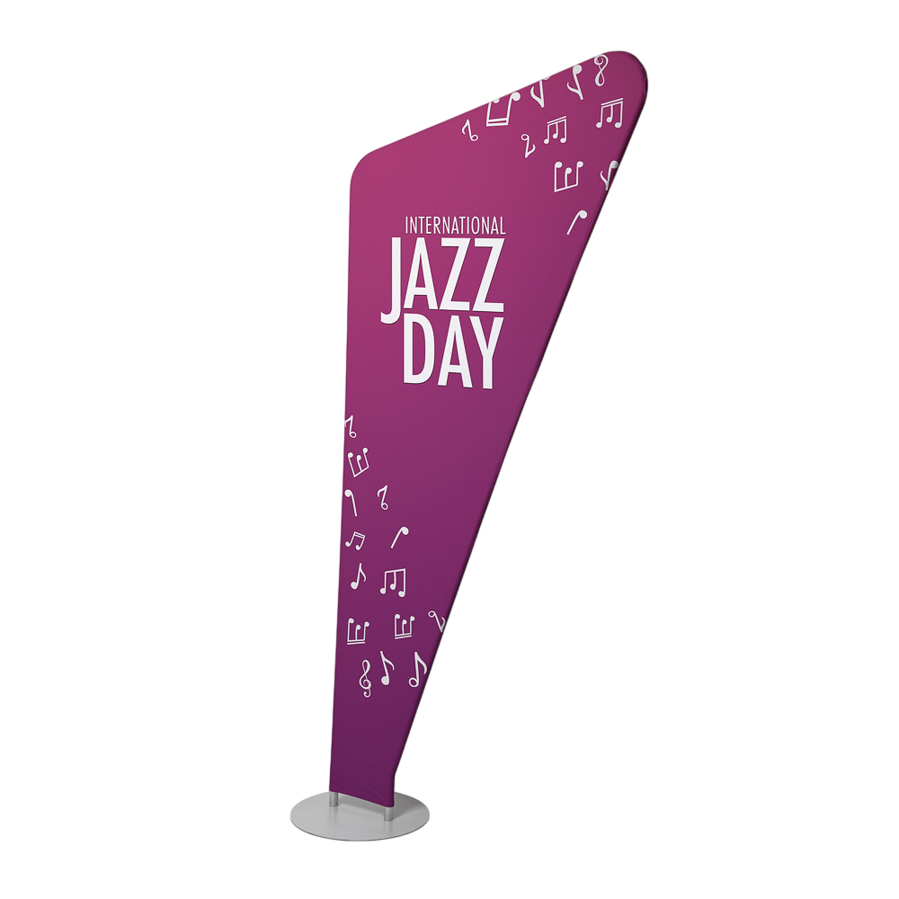 Zipper-banner driehoek