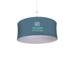 Hangende ronde zip-up display