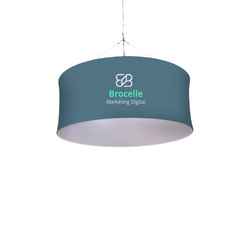 Hangende ronde zip-up display