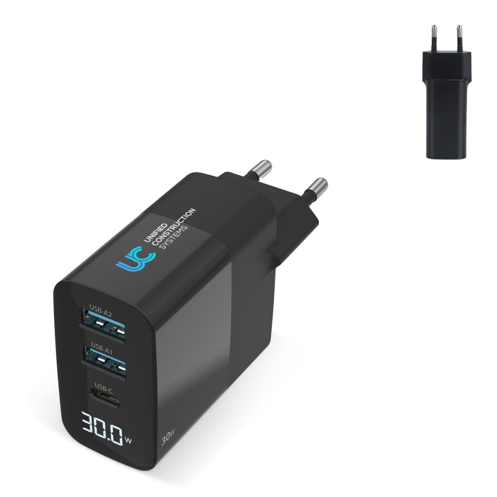 Sitecom Sitecom CH-1001 30W GaN Power Delivery Wall Charger with LED display