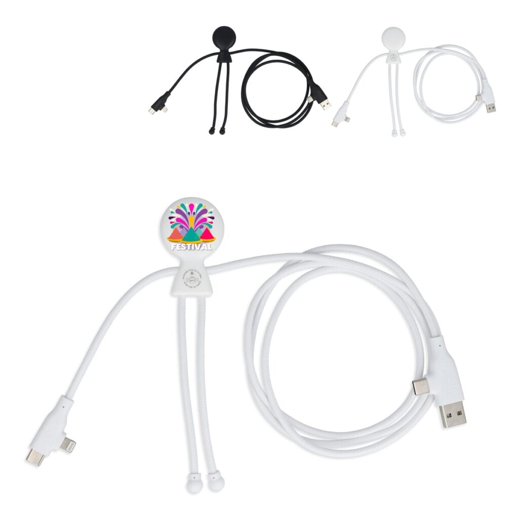 Xoopar Xoopar Mr. Bio Long 60 W PD Multi Oplaadkabel 1.2 Meter