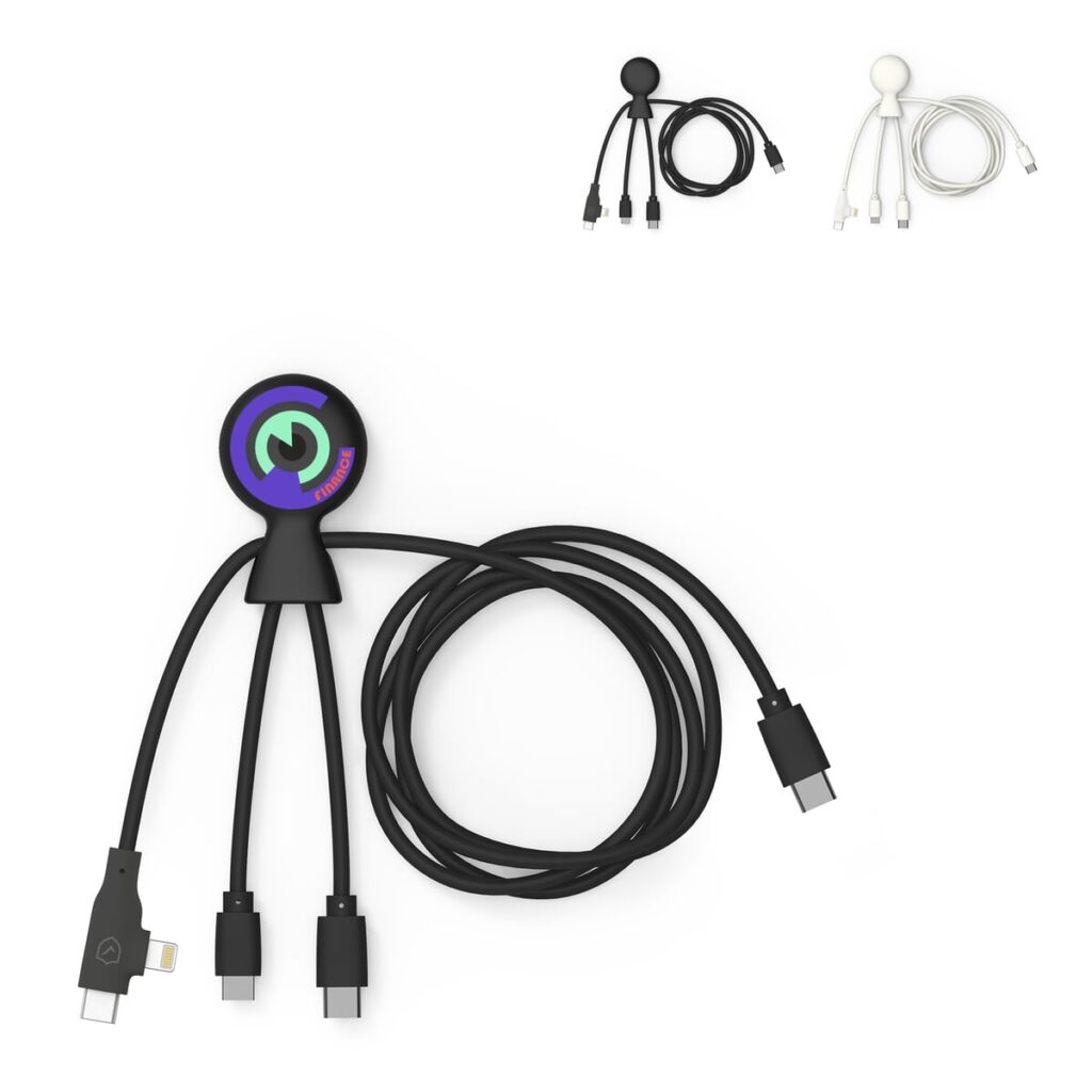 Xoopar Xoopar Mr. Bio Long Multi Kabel USB-C 1 Meter