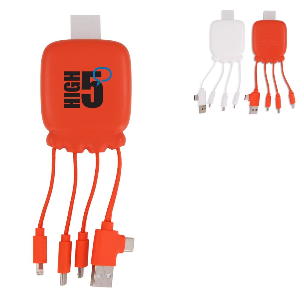 Xoopar 3192 | Xoopar Octopus Gamma 2 Powerbank met Bio Oplaadkabel 3000mAh