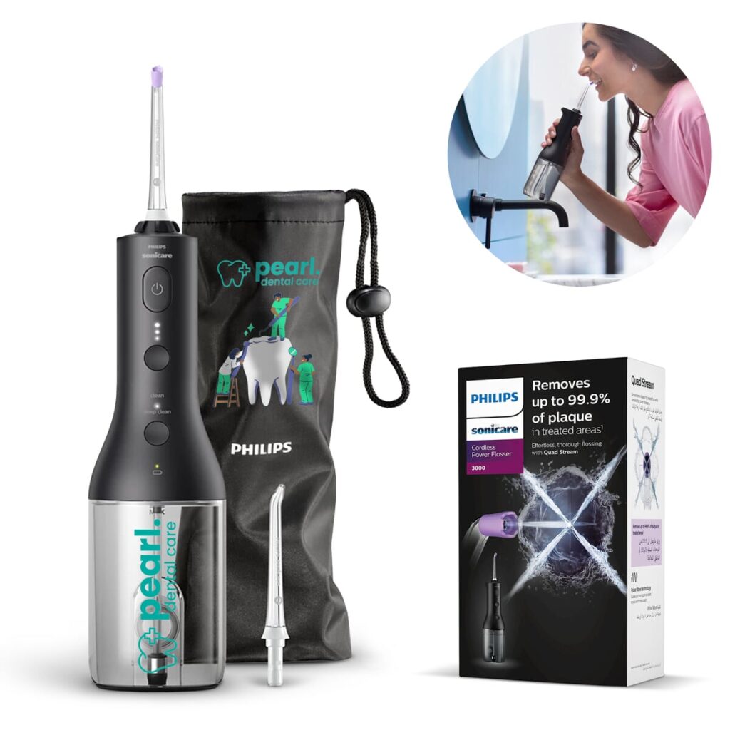 Philips Health Philips Sonicare Draadloze Power Flosser 3000