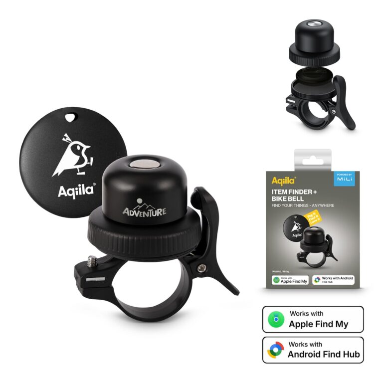 Aqiila Tagbird Waterdichte Tracker met Fietsbel