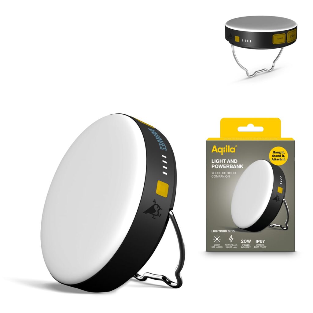 Aqiila Aqiila Powerbird BL10 Lamp en Powerbank 10.000 mAh