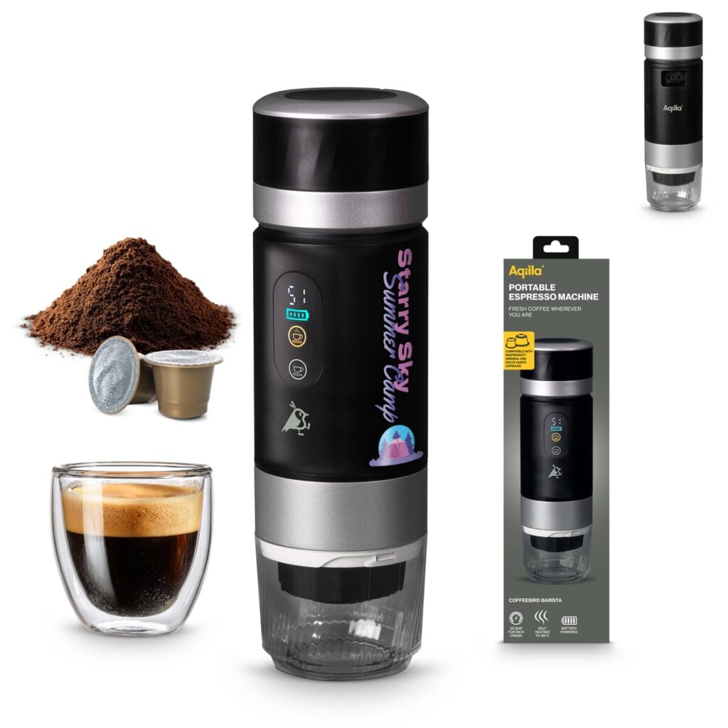 Aqiila Aqiila Coffeebird Barista Draagbare Espressomachine