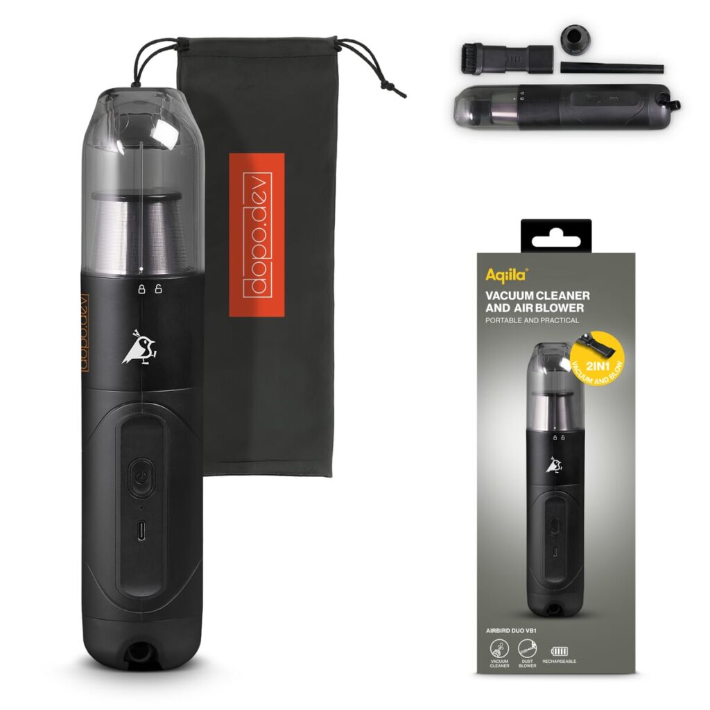 Aqiila Aqiila Airbird VB1 mini stofzuiger en blazer