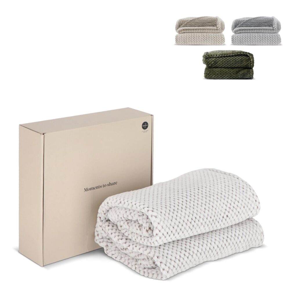 Sagaform Sagaform Anni R-PET fleece deken
