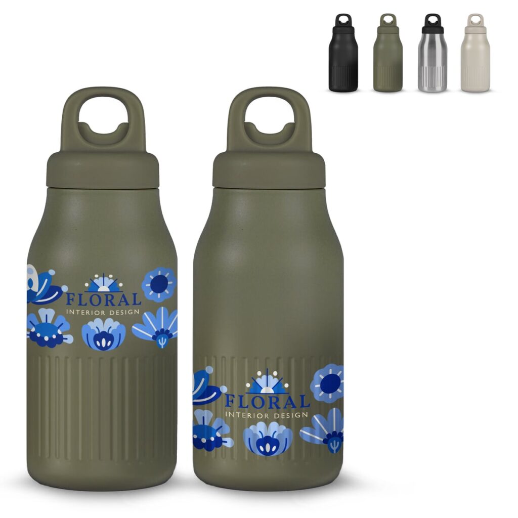 Sagaform Sagaform Truls stalen fles met handige openklik dop (gerecycled) 500 ml