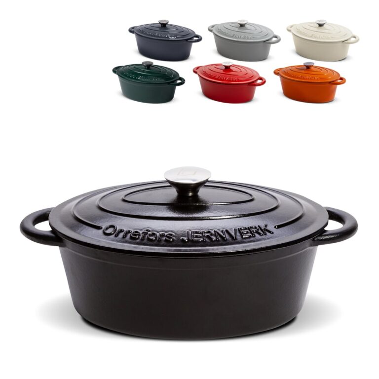 Orrefors Jernverk Ovale geëmailleerde braadpan 3.5L