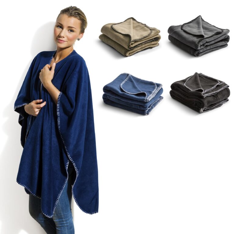 Nightingale fleece poncho 120×160 cm