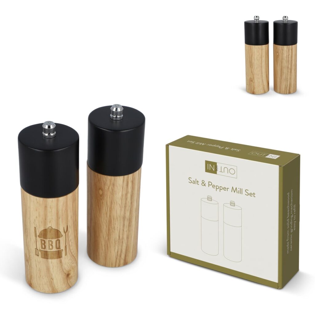 InSideOut InSideOut Houten Zout- en Pepermolen set