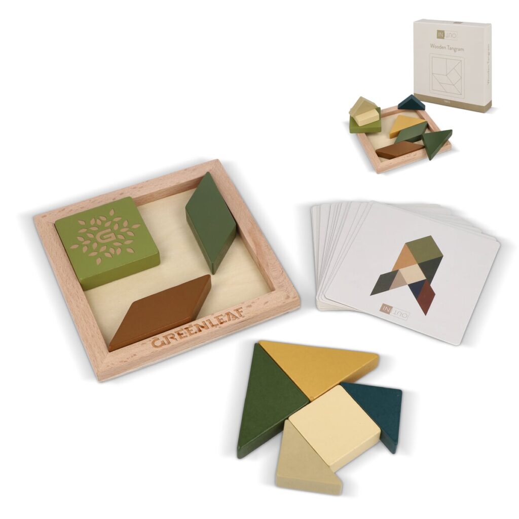 InSideOut InSideOut Houten Tangram think IQ puzzle