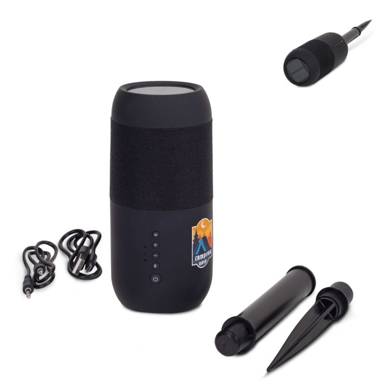 Wireless solar speaker torch 2x5W IPX6