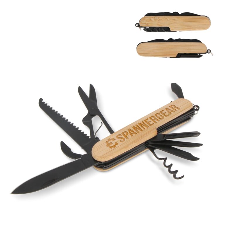 Multitool bamboe 9 functies