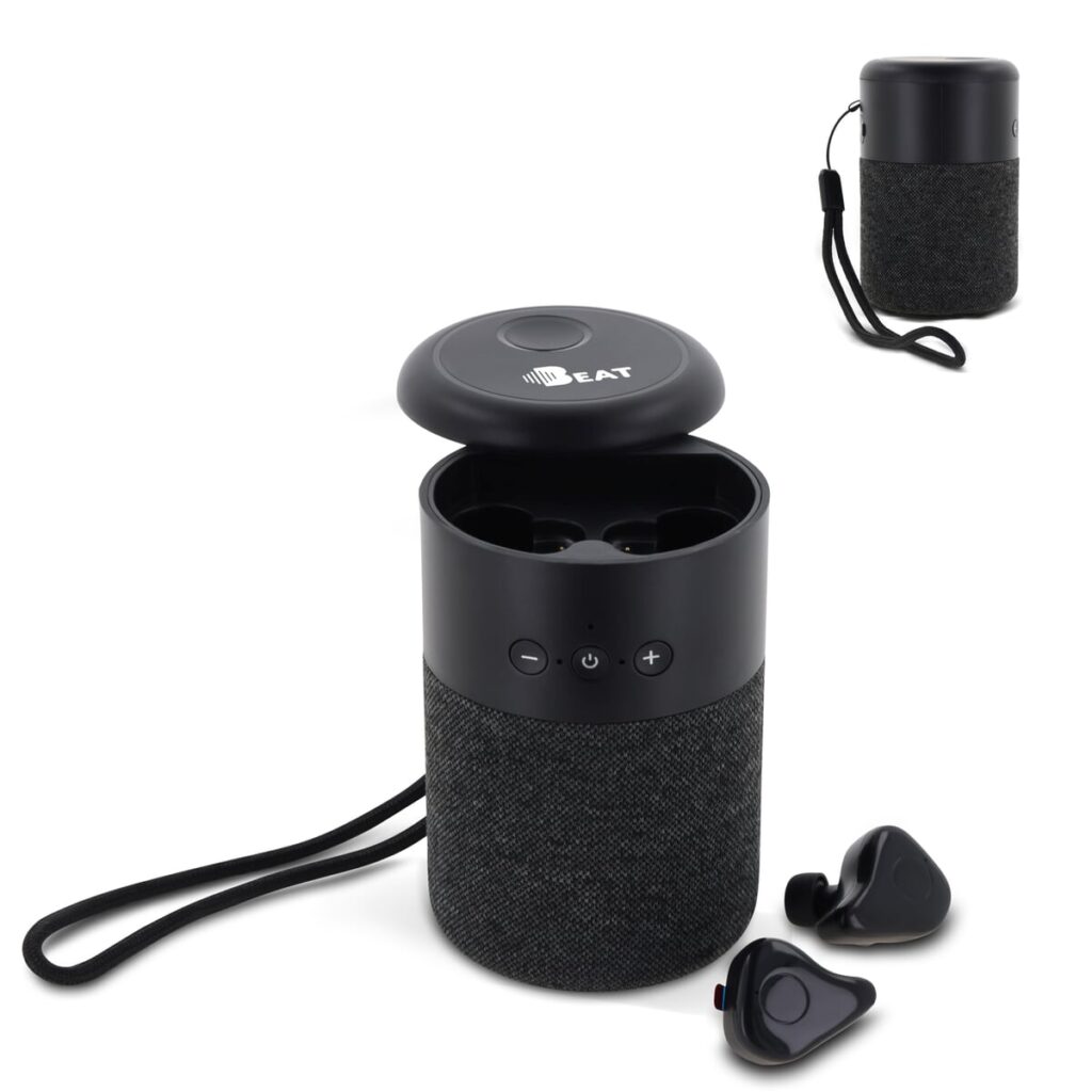 William Draadloze Speaker met TWS oordopjes