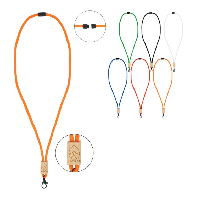 R-PET paracord lanyard
