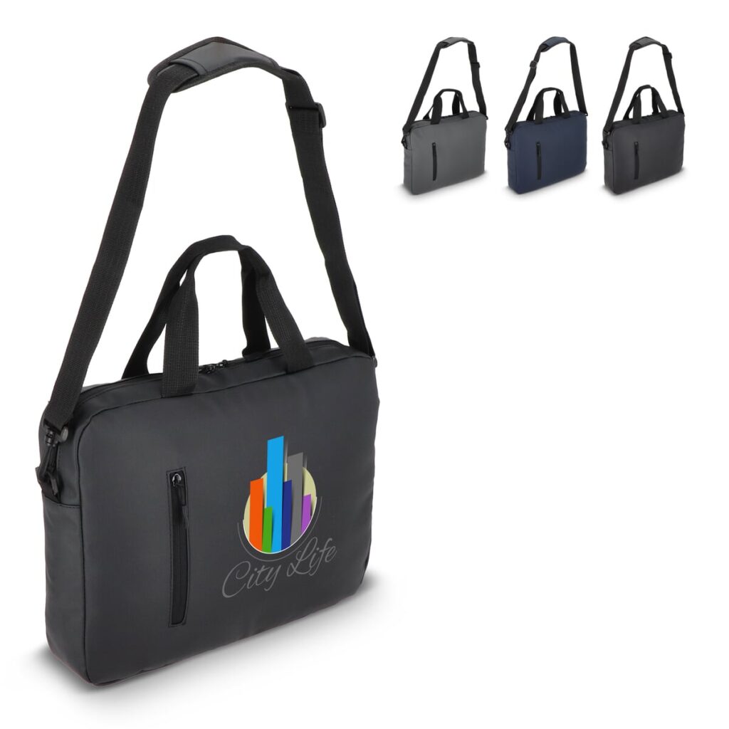 PU SoMa laptop messenger tas 28 x 38 x 5 cm