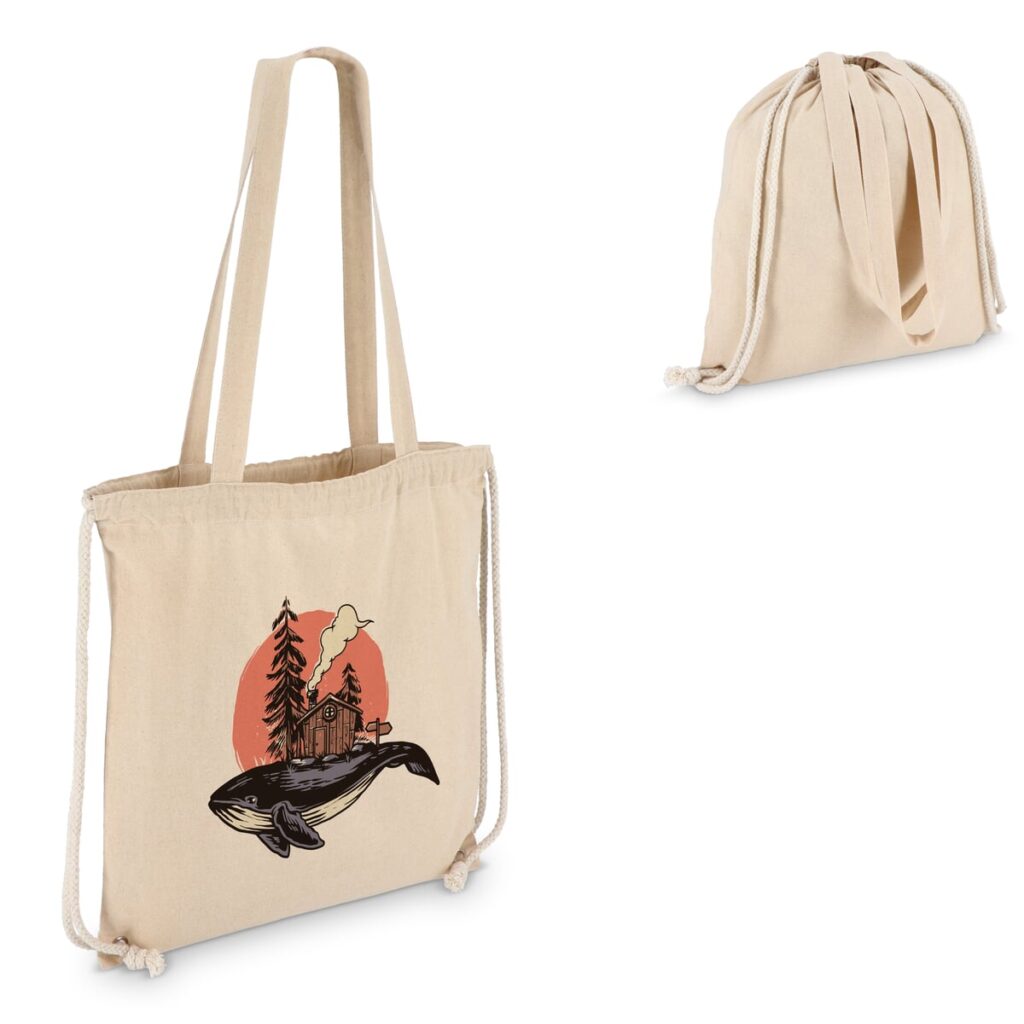 Katoen Rugzak tote OEKO-TEX® 38 x 42cm 140g/m²