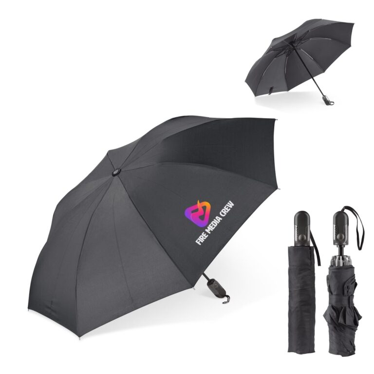 Deluxe 23” omkeerbare auto open/sluiten paraplu