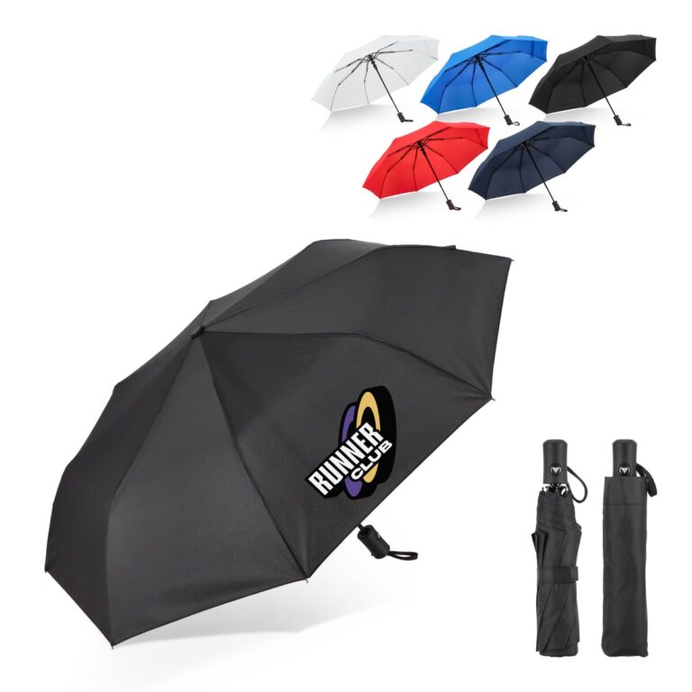 Daintree 190T Pongee 21.5″ Opvouwbare winddichte paraplu Auto open