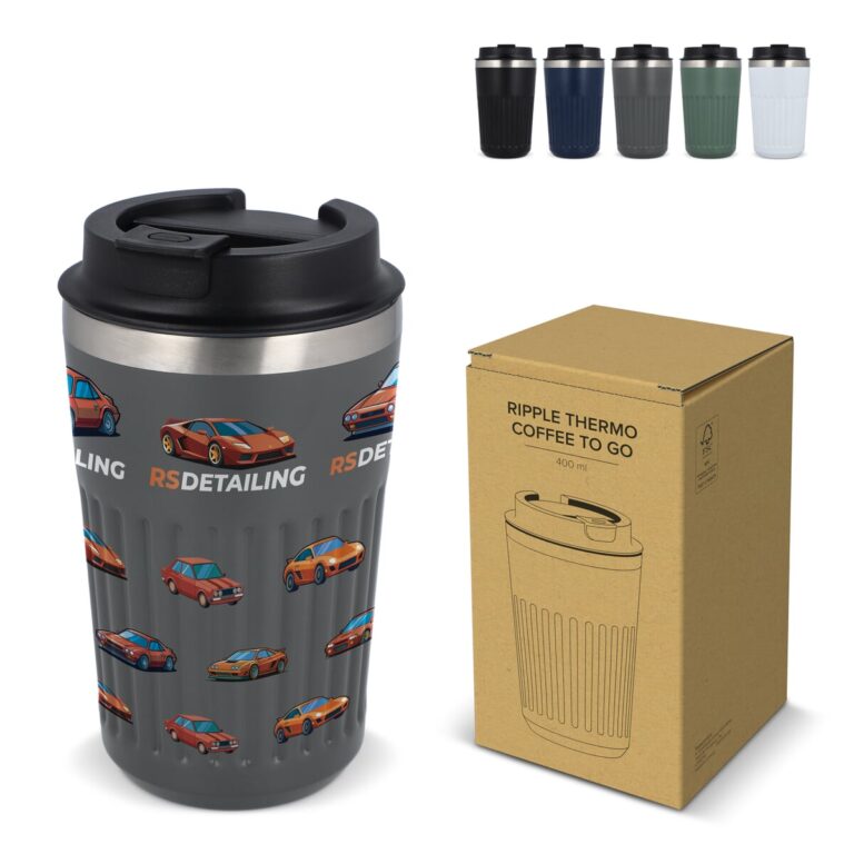 Gerecycled RVS Koffie beker 400ml