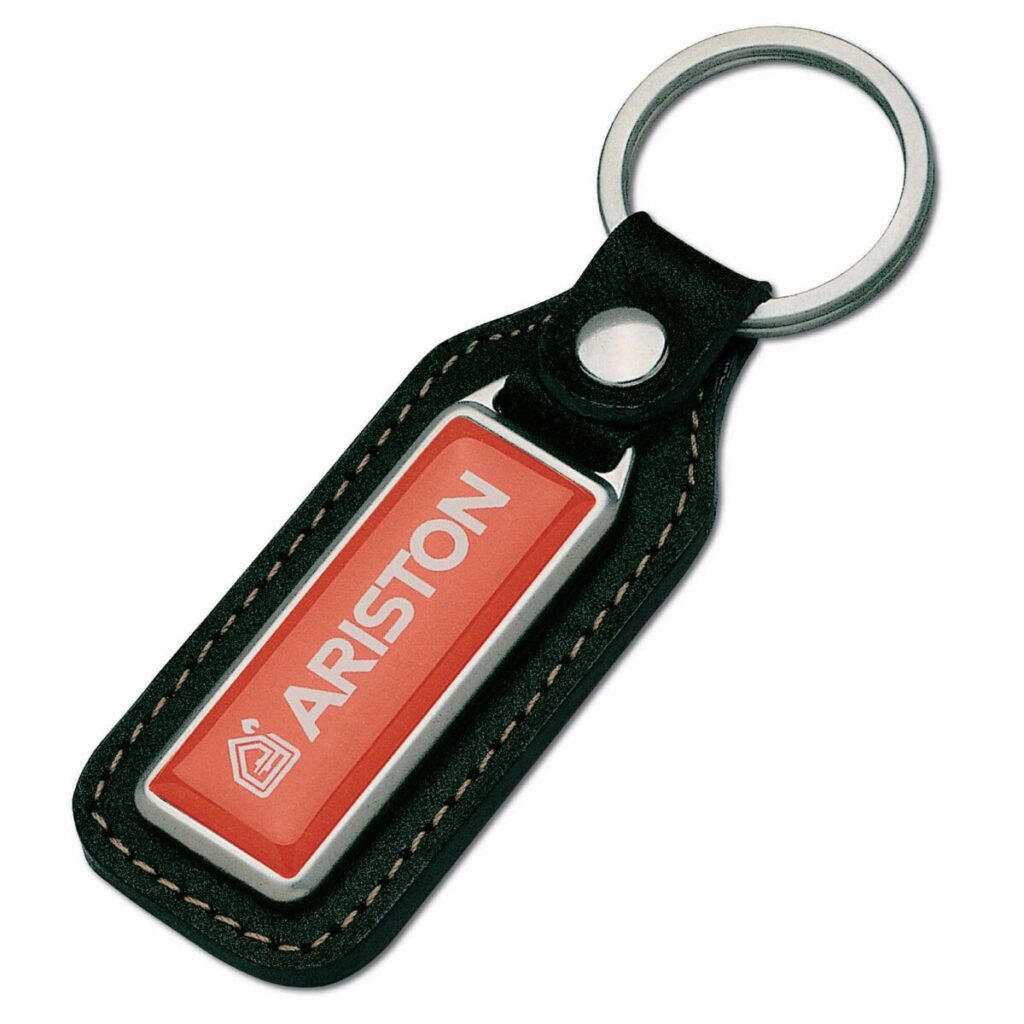 Sleutelhanger leer